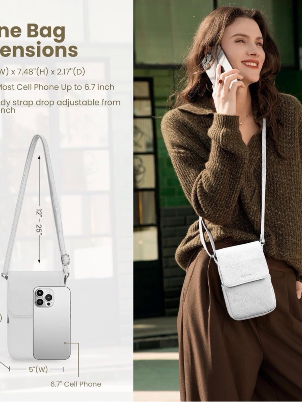 Crossbody bag for women